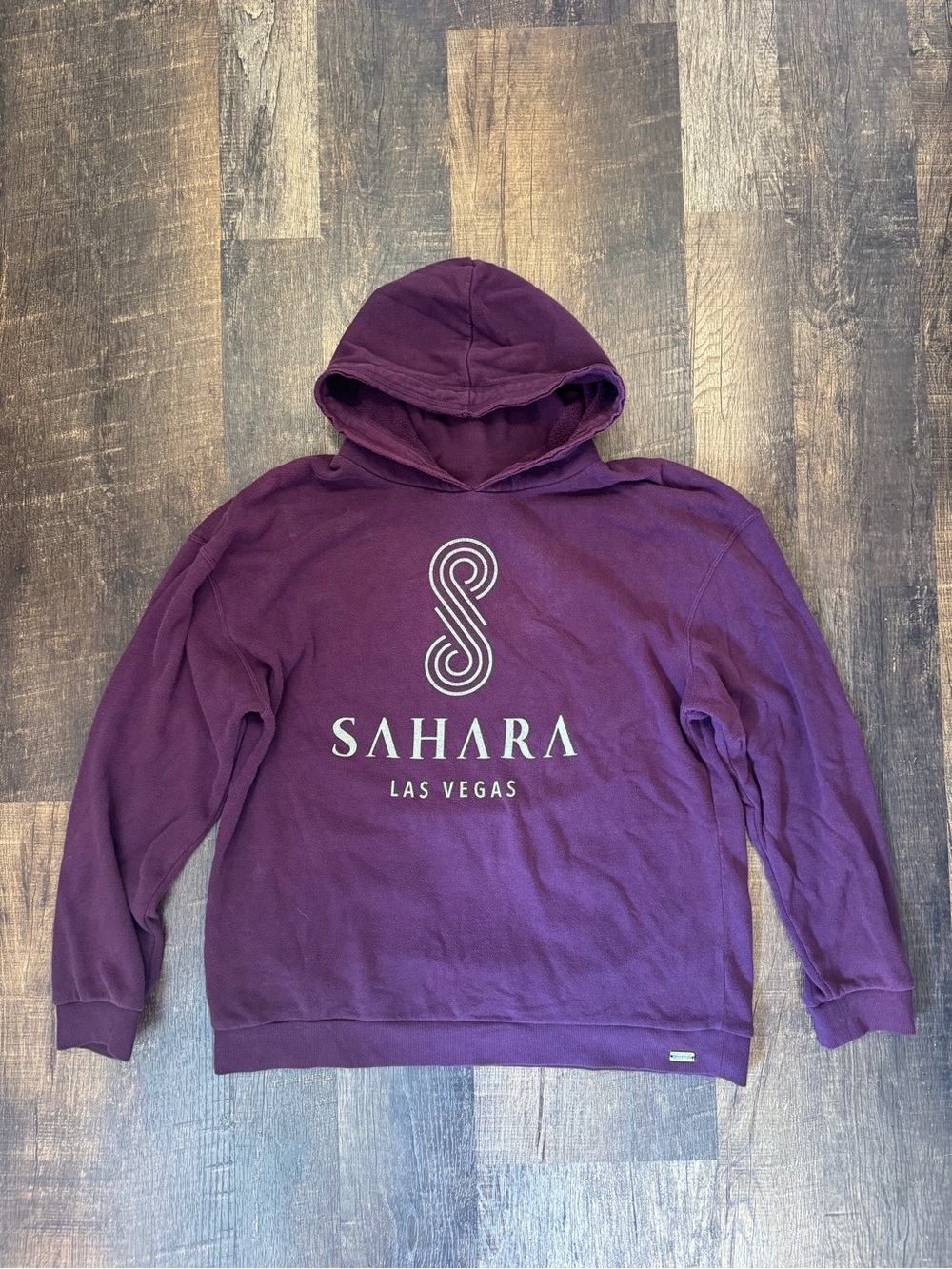 Sahara Las Vegas women’s maroon Hoodie Sweatshirt with mock neck